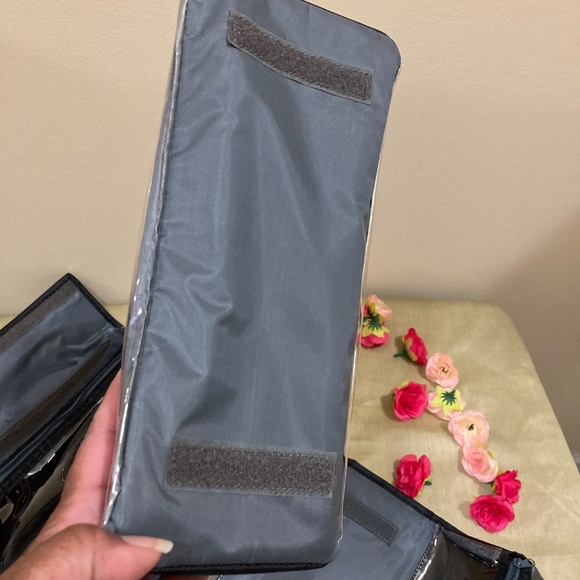 NWT JM New York Roll & Go Travel/Makeup Bag, 7" x 4.5" x 4.5", Black - Picture 8 of 10